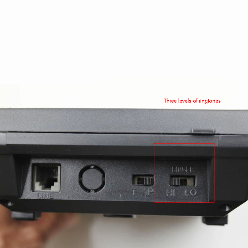 Desktop Corded Phone Multi Function Telephones Landline for Hotel Home, with Lightning Protection, Adjustable Ringtone