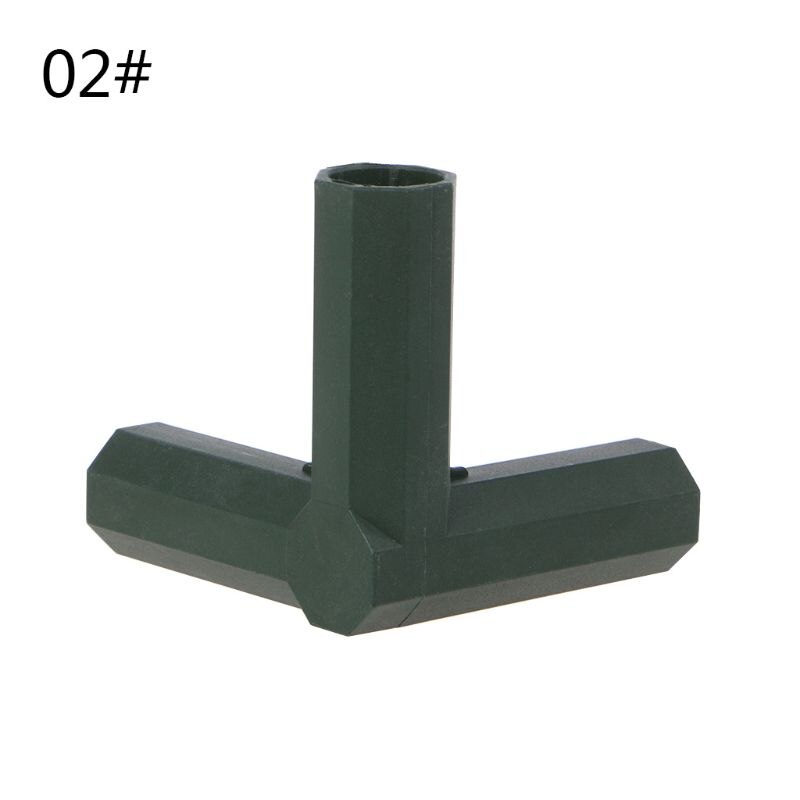 Plastic 16mm/0.63in Hose Connector Flat Right Angle 3/4/5 Ways Joint Rack Assemble Adapter Tube Parts Home Gardening Tools: Right Angle 3-Way