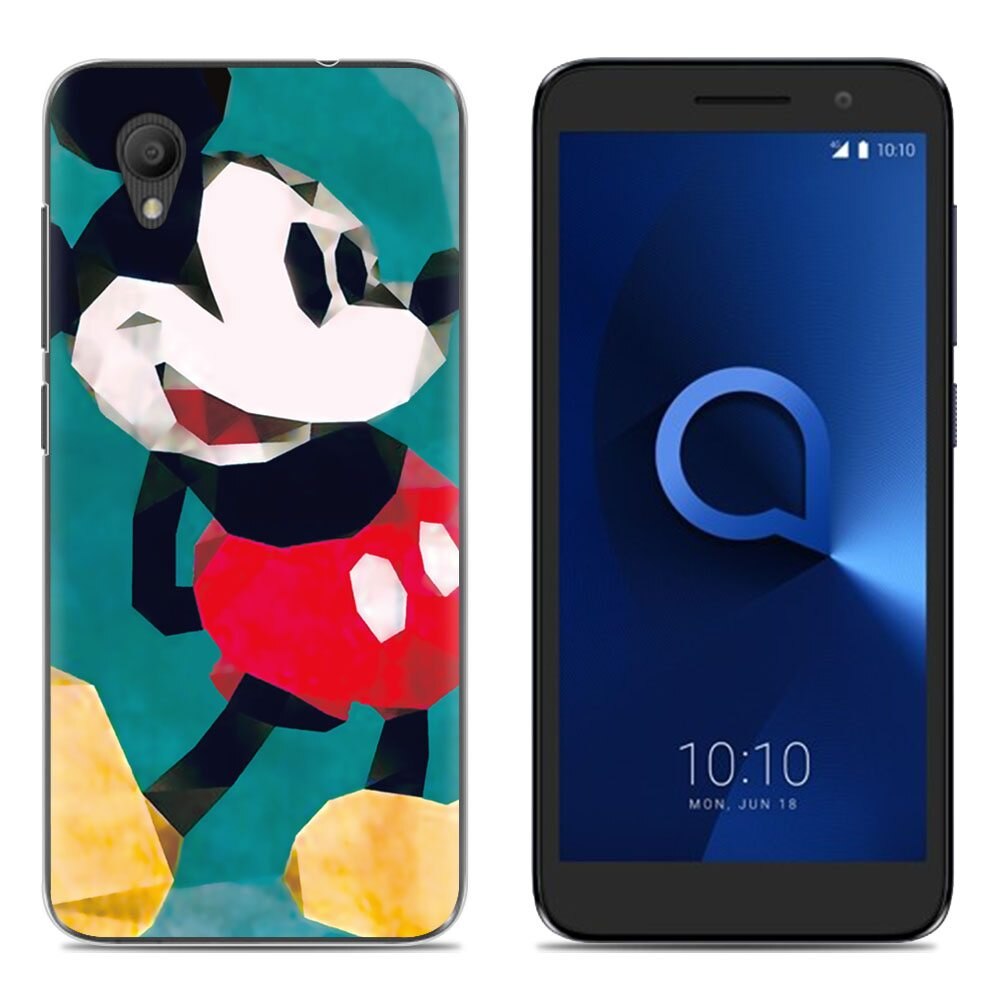 TPU Posteriore Del Silicone Della Copertura Del Telefono Per Alcatel 1/ 5033D/ 5033X/ 5033Y 6-pollici Alla Moda Colorata Dipinta cassa del telefono: 12