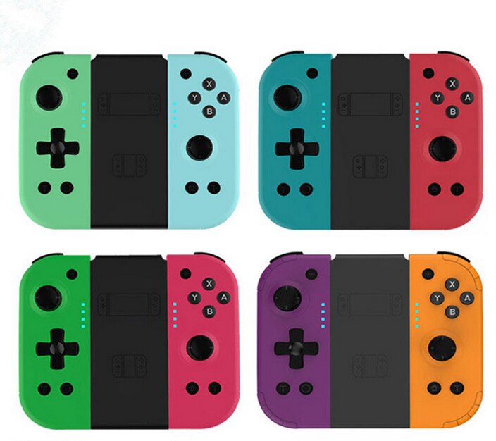 T -22 voor switch game draadloze controller linker en rechter bluetooth gamepad voor nintend switch ns joy game handvat grip met wake-up