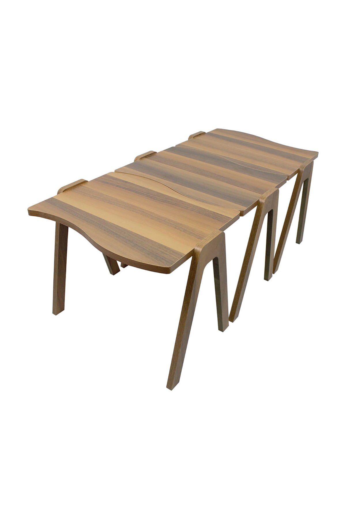 3 stykker te bord slutbord til kontor sofabord træ magasin hylde lille bord bevægeligt soveværelse stue møbler