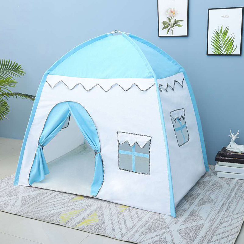 130*100*130cm Kids Indoor Outdoor Castle Princess Tent Bed Little Castle Princess Oversized House Folding Game Birthday: D