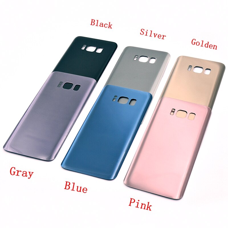 5.8" For SAMSUNG Galaxy S8 G950F Back Battery Cover Door Rear Glass Housing Case Replace For SAMSUNG S8 Battery Cover