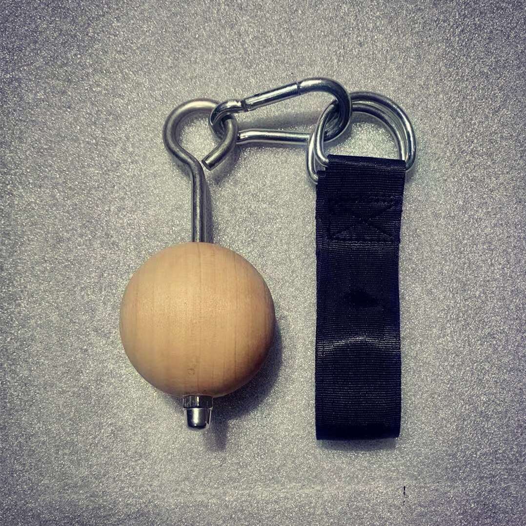 Holz Klettern Energie Ball Klettern und Bouldern Greifer Prämie Fitness Kanonenkugel Halten Griffe ziehen hoch Ball: 7cm