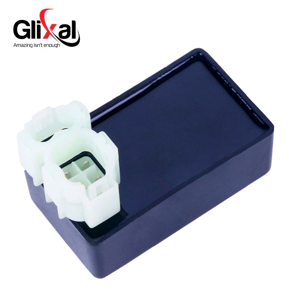 Glixal GY6 6 Pin CDI BOX Unit 50cc 60cc 80cc 100cc 125cc 150cc 180cc 200cc for 139QMB 152QMI 157QMJ Scooter ATV Moped Go Kart