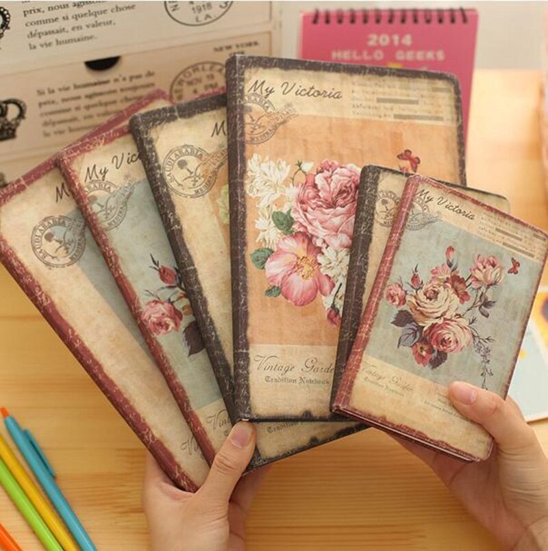 Retro pu blommigt läder fingeravtryck signatur gästbok fest träff logga in bok schema anteckningsbok skylt tillbehör aa