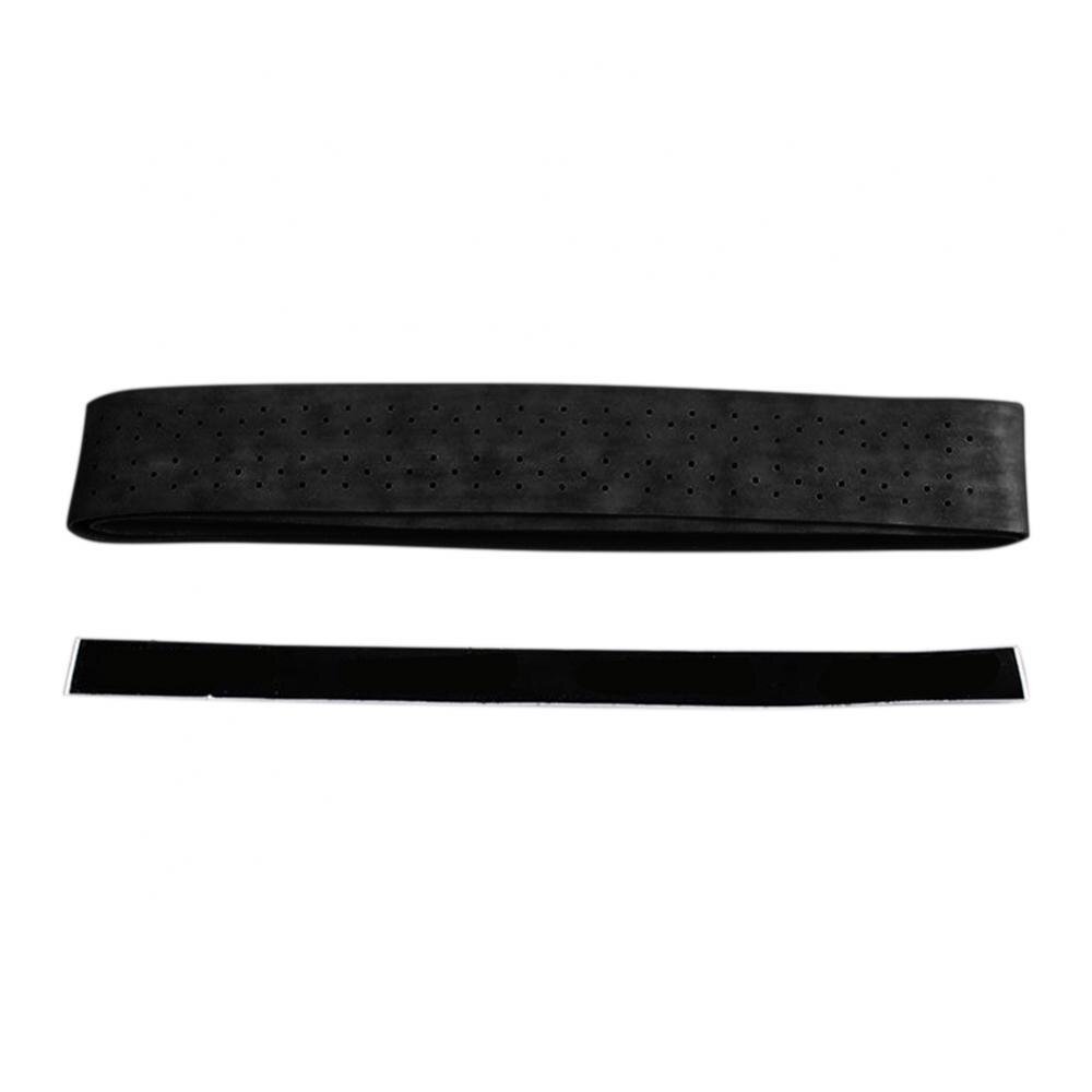 Anti-slip Baseball Badminton Softball Racket Rubber Handle Grip Wrap Band Tennis Overgrips Tape Badminton Racket Grips Sweatband: Black