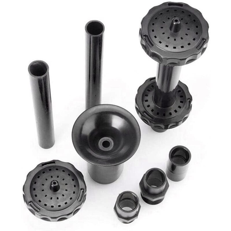 9Pcs Kleine Fontein Nozzle Kit Fontein Nozzle Heads Voor Vijver Fontein Dompelpomp Zwembad