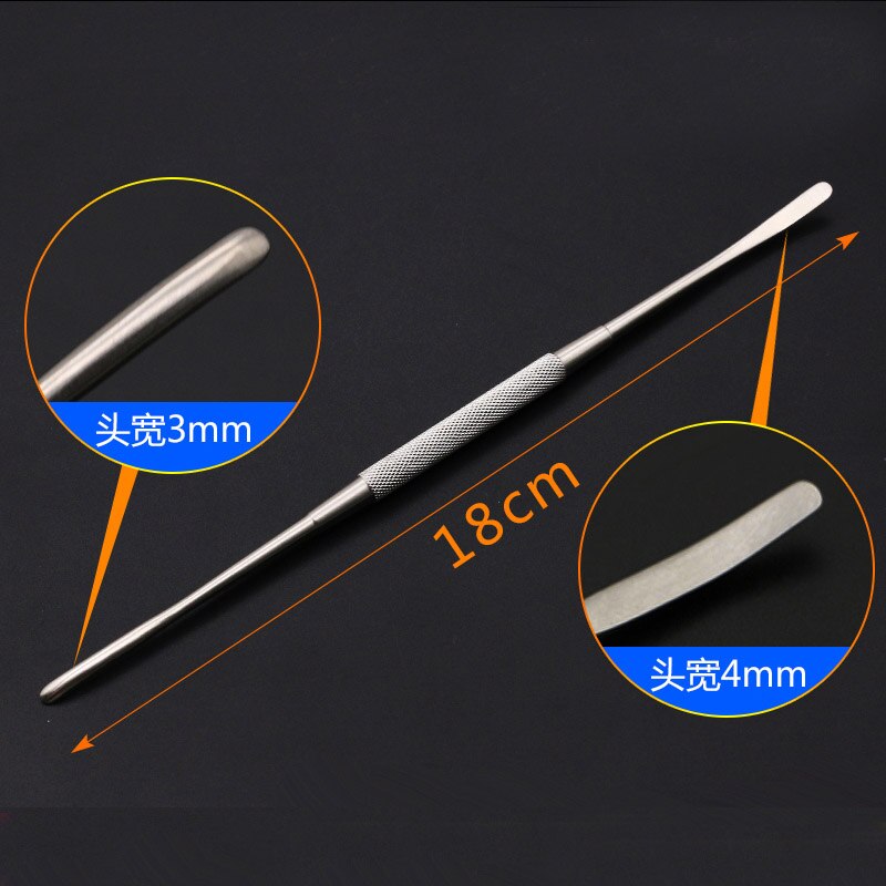 Cosmetic plastic surgery nasal bone stripper stainless steel nose single head / double skull department scleral stripper: A