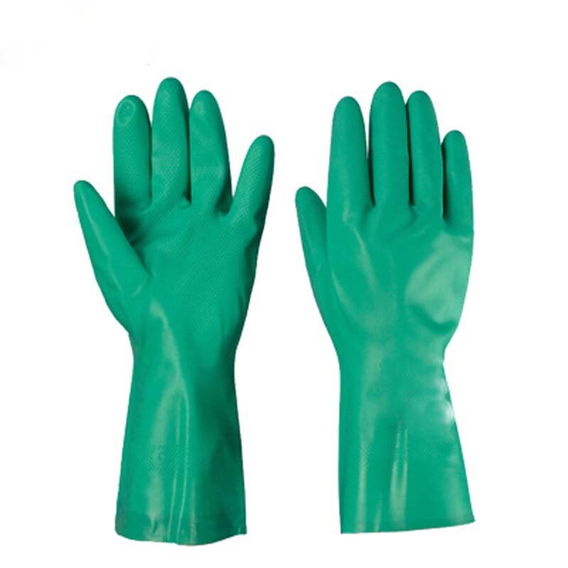 55Cm Rubber Beschermende Handschoenen En Lange Anti-Chemische Industriële Latex Handschoenen Zuur En Alkali Bestendige Handschoenen