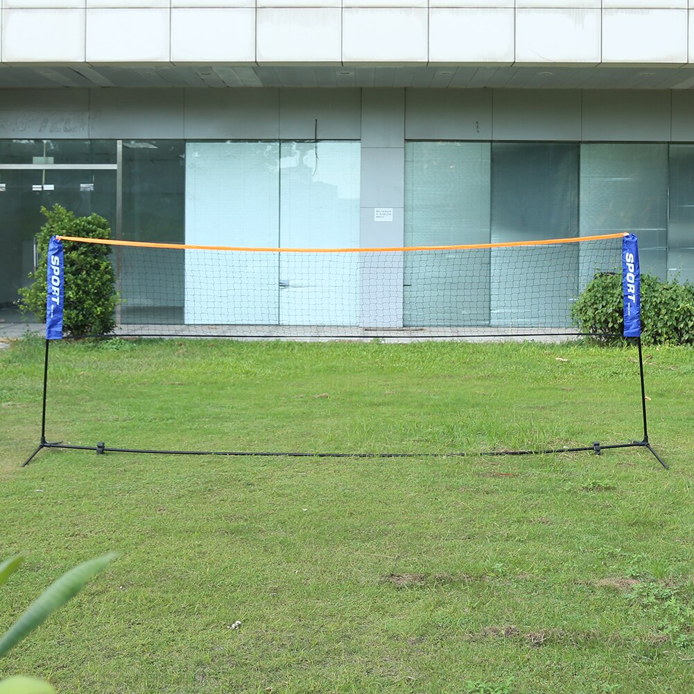 Portable Folding Standard Badminton Net Indoor Outdoor Sports Volleyball Tennis Training Square Nets Mesh