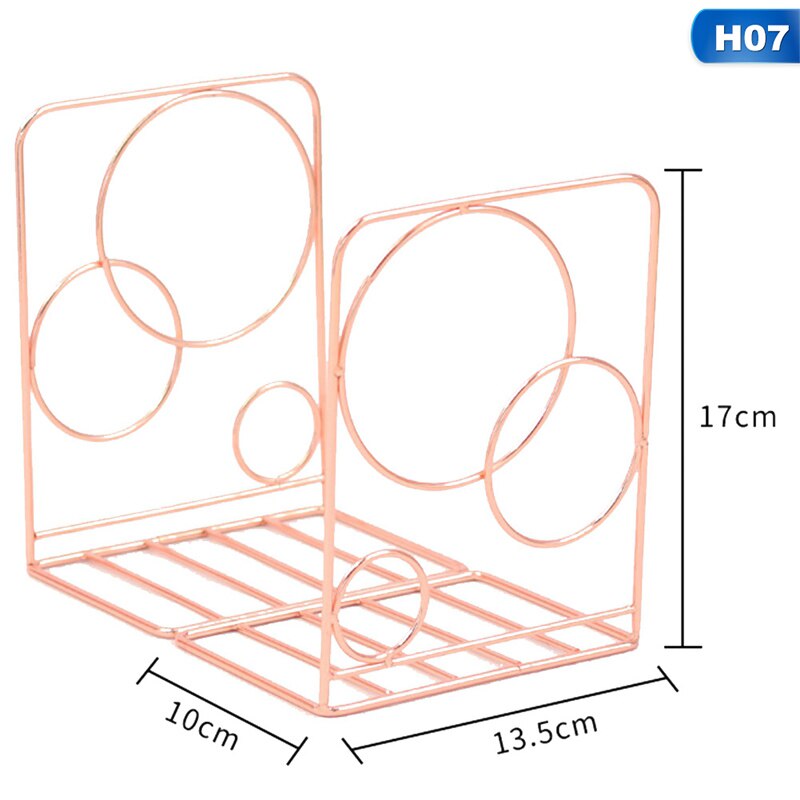 Nordique ins Style multifonctionnel Portable bibliothèque de lecture en métal support de livre pliable Document support de livre accessoires de bureau: 7