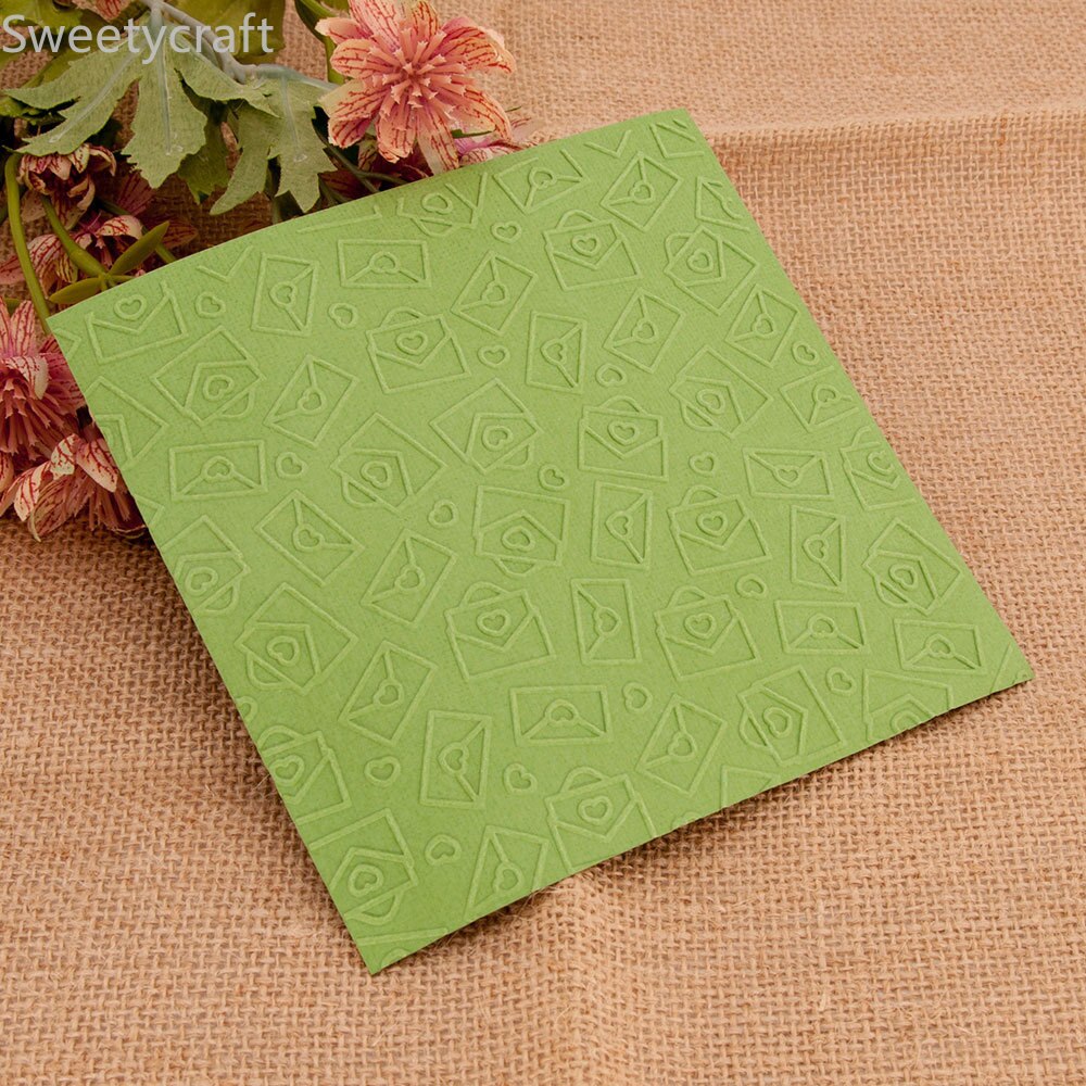Love envelope Embossing Folders For Christmas Card Making Supplies Paper Craft Scrapbooking Plastic Embosser Stencil