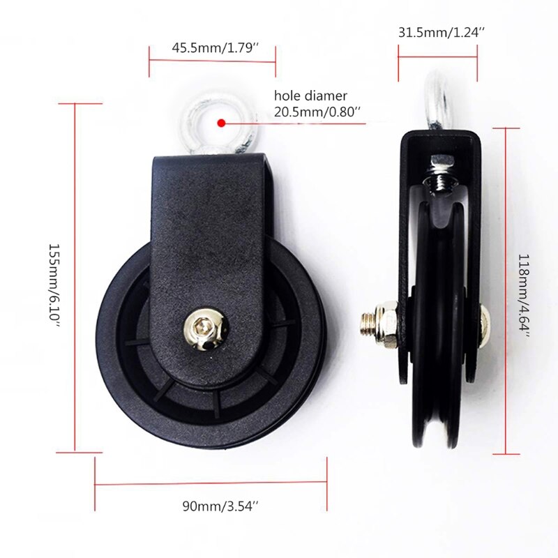 094C Cable Pulley System Multi Gym Machine DIY Home Lat Pully With Accessories