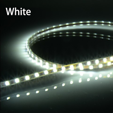 Tira de luces LED impermeable para coche, accesorio decorativo y Flexible de 135CM-30CM, 12V, DRL: 3000 K de oro / 5.400 K