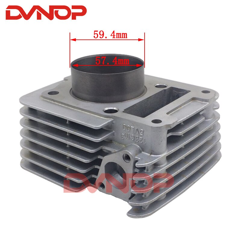 57.4mm 150CC Motorcycle Cylinder Kit With Piston Cylinder block And Pin for YAMAHA YBR125 Modified Upgrade To YBR150