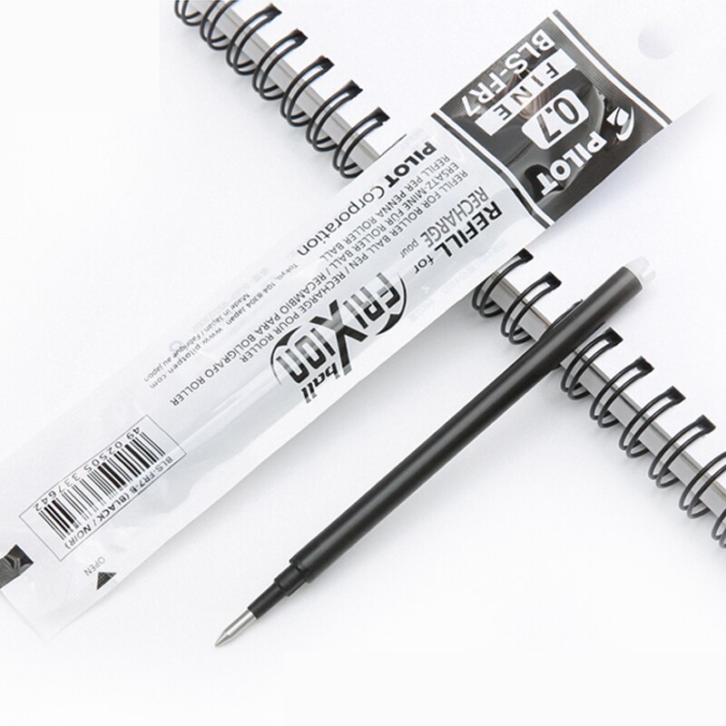 Bolígrafo de recarga borrable/Frixion de 0,7mm para piloto de Japón, repuestos de bolígrafo de Gel BLS-FR7 1 unidad