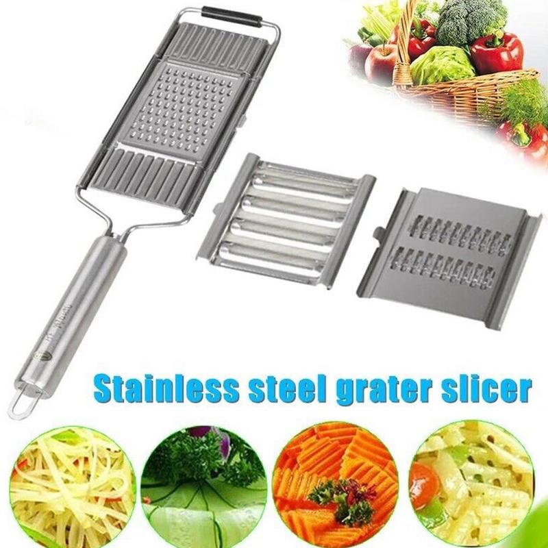 Super Groente Slicer Rvs Rasp Wortel Dunschiller Accessoires Fruit Rasp Shredders Cutter Keuken I9Z5