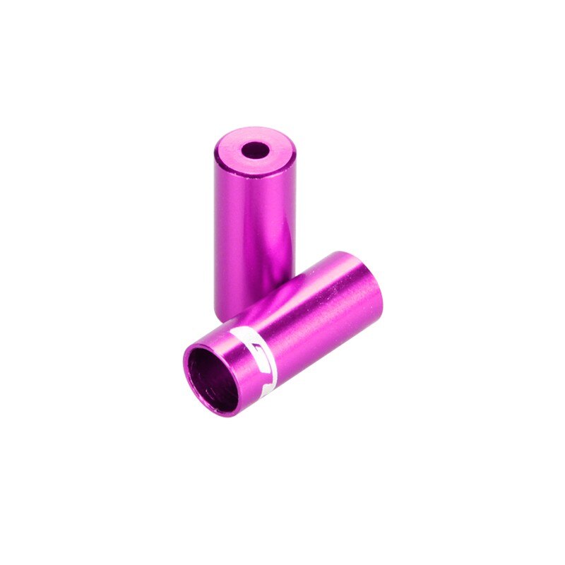 Brake Cable End Caps Lichtmetalen 5 Mm Racefiets Remkabel Cap Mtb Fiets Remkabel Behuizing Ends Caps Gevoerd adereindhulzen 6 Kleuren 100Pcs: Purple