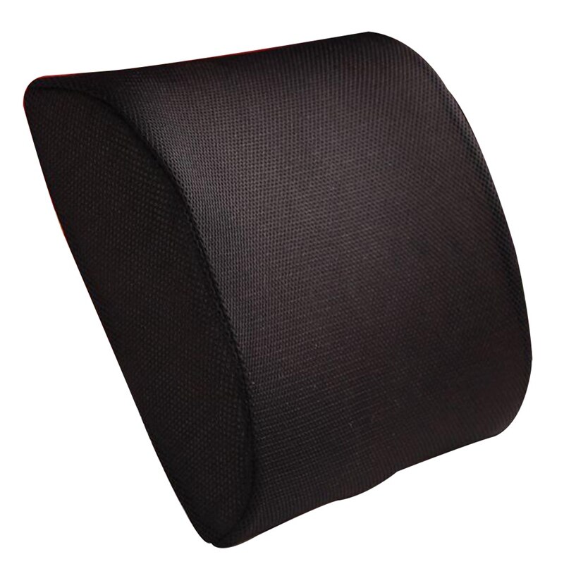 Memory Foam Lumbar Cushion Lower Back Support Pillow Posture Correcting Car Seat Home Office Chair