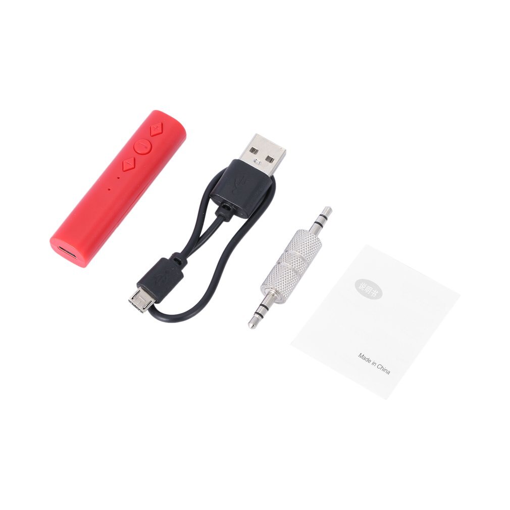Clip Portable 3.5MM Wireless Bluetooth Receiver Stereo Audio Music Bluetooth Receiver Adapter for Car Handsfree Top