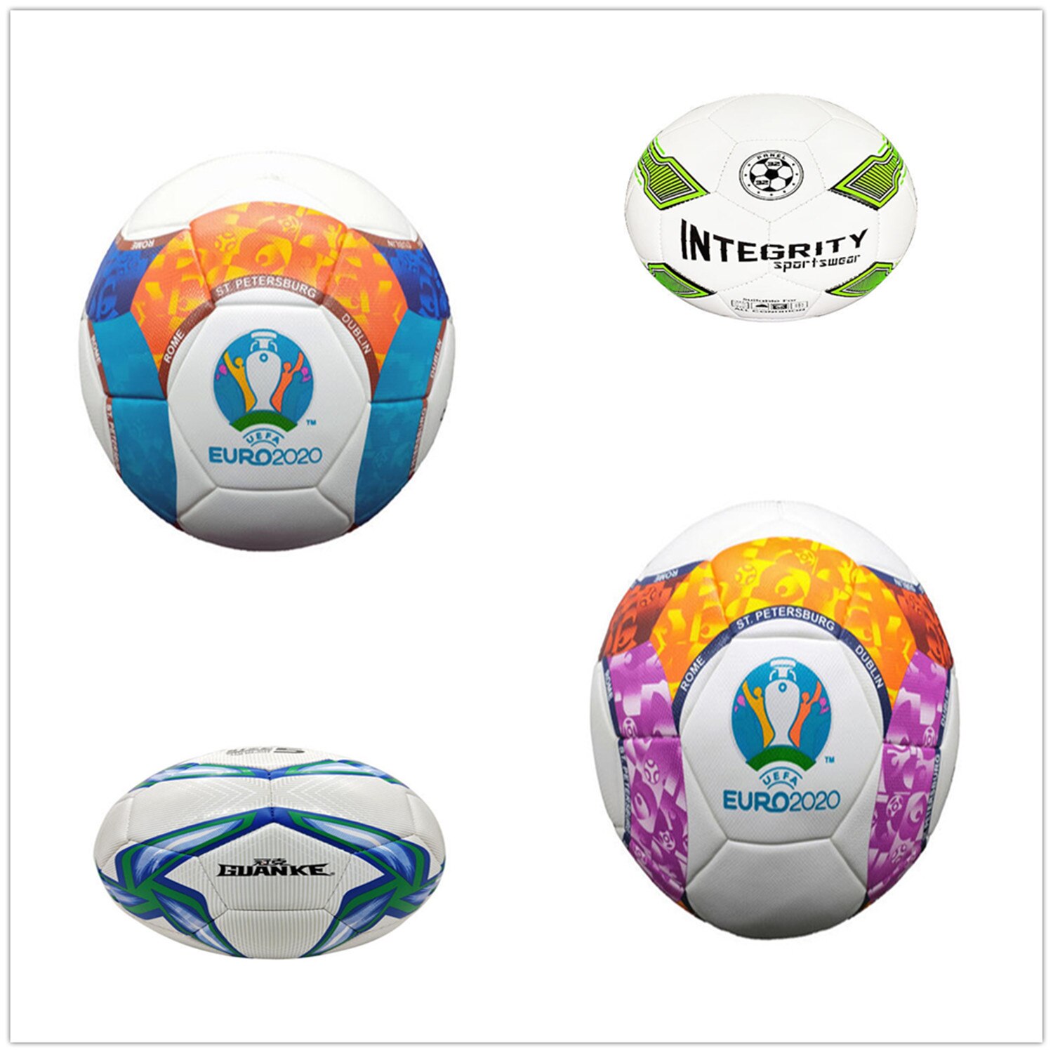 Newest Soccer Ball Size 5 Stitch Style Match Football Ball Pu Material Sports Training Balls