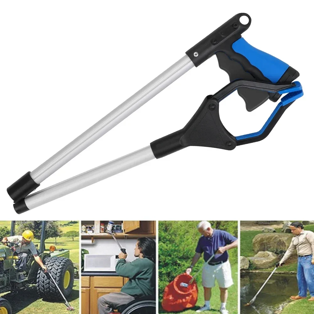 Foldable Gripper Extender Hand Tools Litter Reachers Pickers Collapsible Garbage Grabber Pick Up Tools Elderly Grabbing Tool