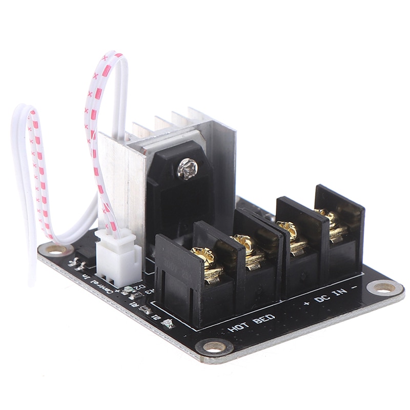 3D Printer Hotbed MOSFET Expansion Module Inc 2pin Lead Anet A8 A6 A2 Compatible 3D Printer Parts Black