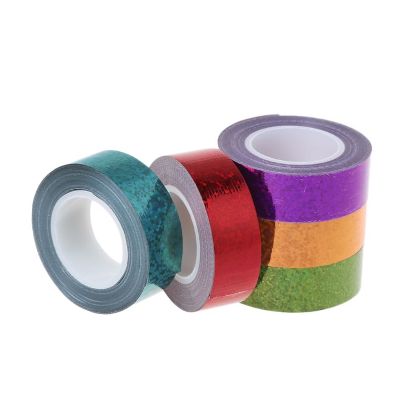 Ritmische Gymnastiek Decoratie Holografische Glitter Tape Ring Artistieke Stok Accessoires