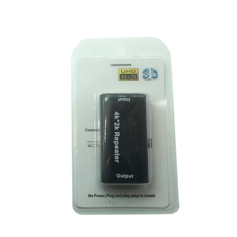 HDMI-compatible Repeater Extender Gold Plated 4K*2K HDTV Adapter Signal Amplifier Booster Over 3.4Gbps Signal HDMI-Extender