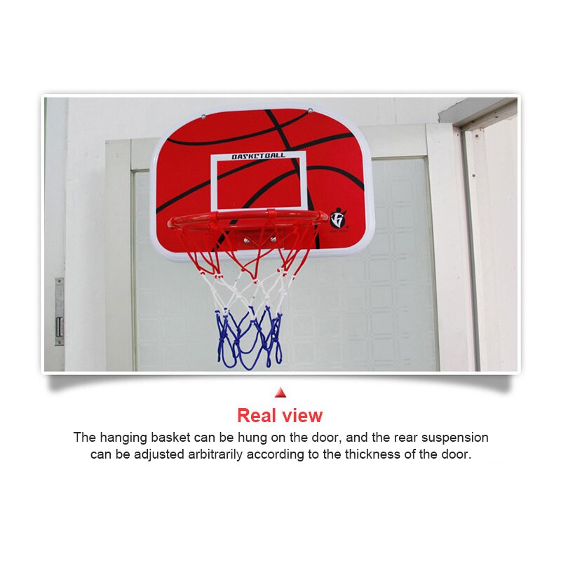 Kinderen Basketbal Board Indoor Huishouden Muur Opknoping Blauw Frame Schieten Basketbal Hoepel Bal Outdoor Jongen Sport Speelgoed
