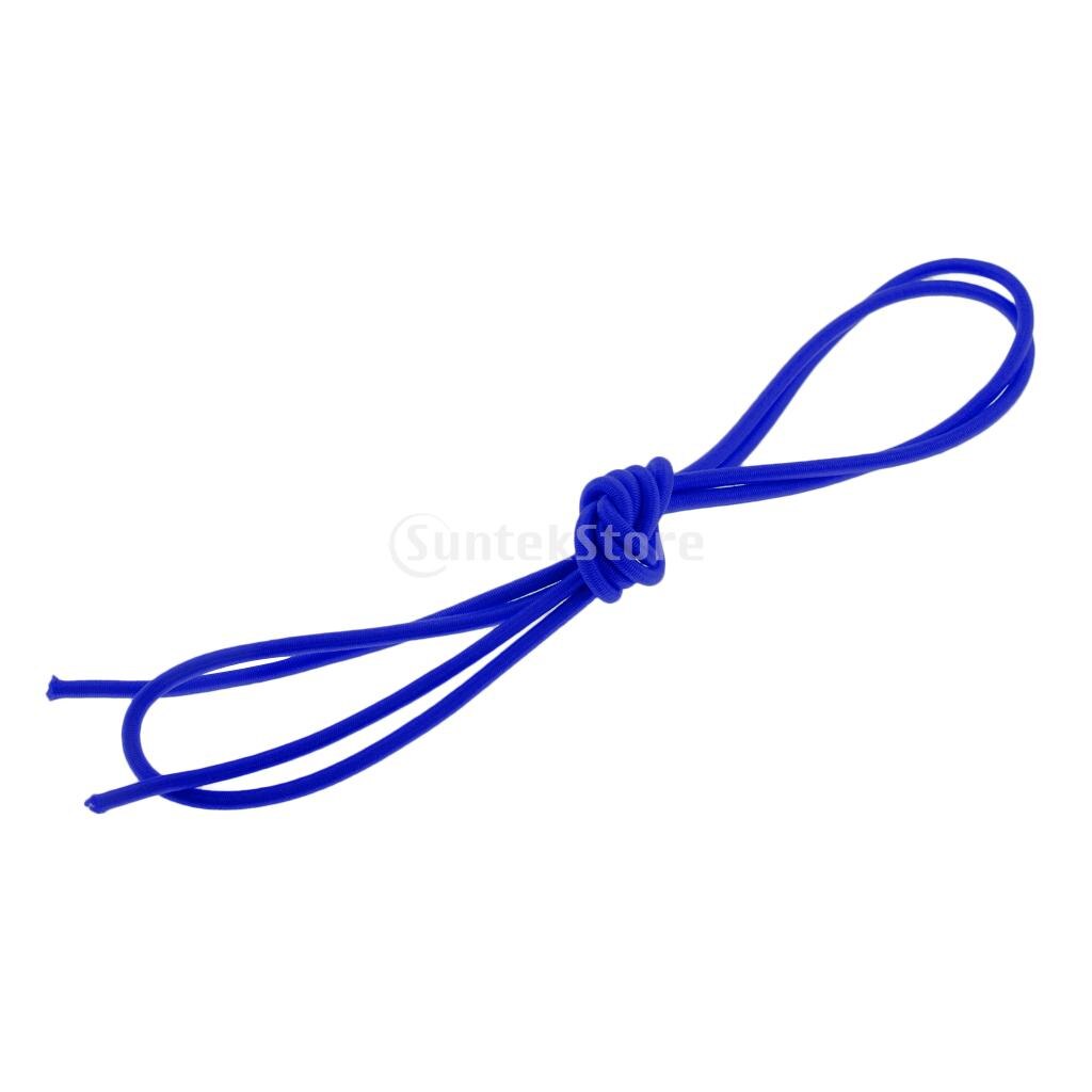 3mm Blue/Red Strong Elastic Round Bungee Rope Shock Cord Tie Down Boats Trailers Roof Rack 100m 50m 30m 20m 10m 5m 2m 1m 0.5m: 2m Blue