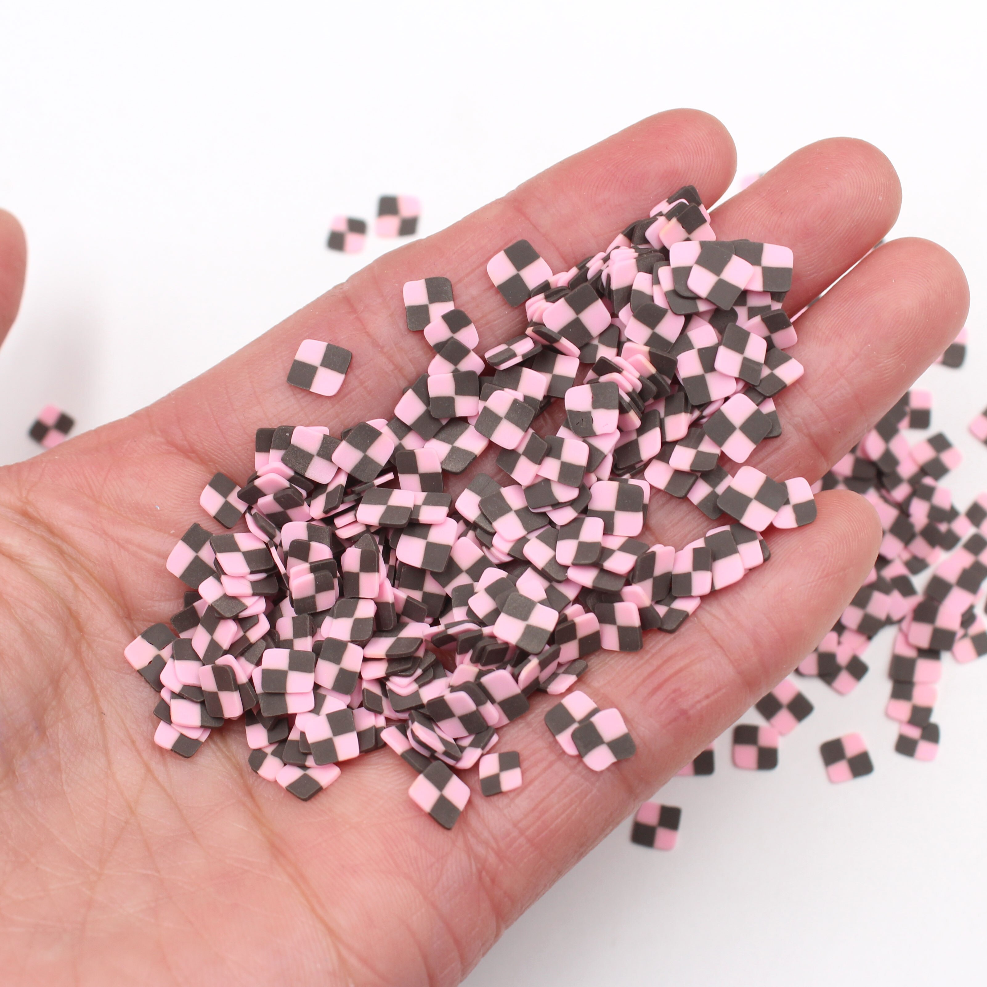 100g/lot Chocolate Candy Slices Polymer Clay Sweet Toffee Sprinkles for Christmas Decoration DIY Crafts Filler Accessories