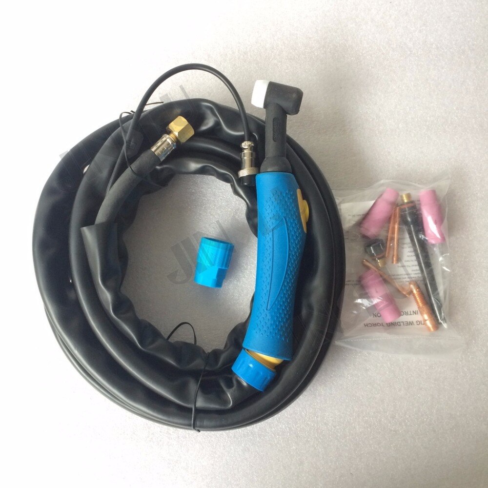 WP26 WP-26 Air Cooled Argon Tig Welding Torch 4M Gas And Power Whole