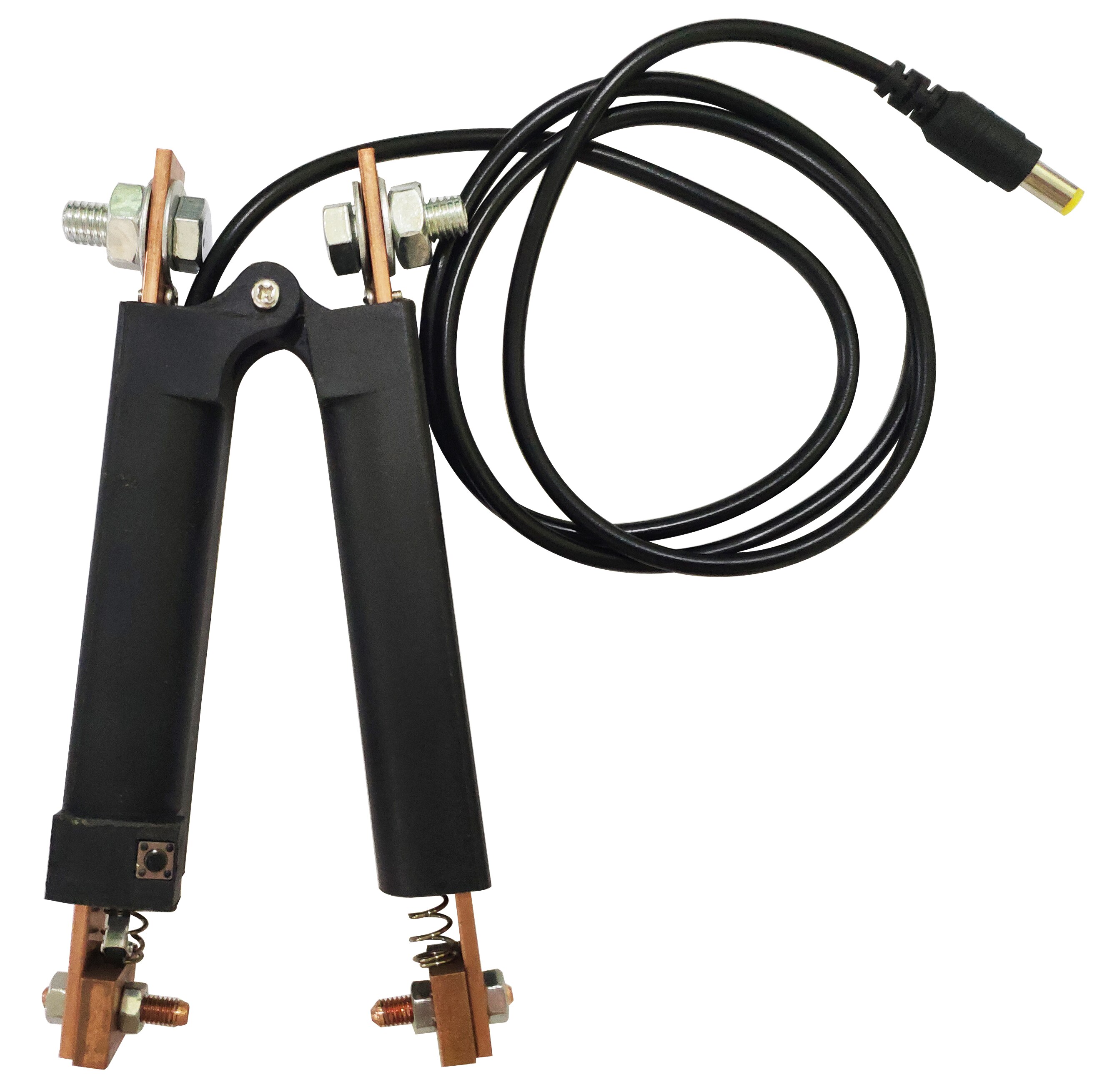 Spot welding machine integrated weld pen hand held automatic trigger multi functional split butt welding tongs polymer to nickel: Butt welding