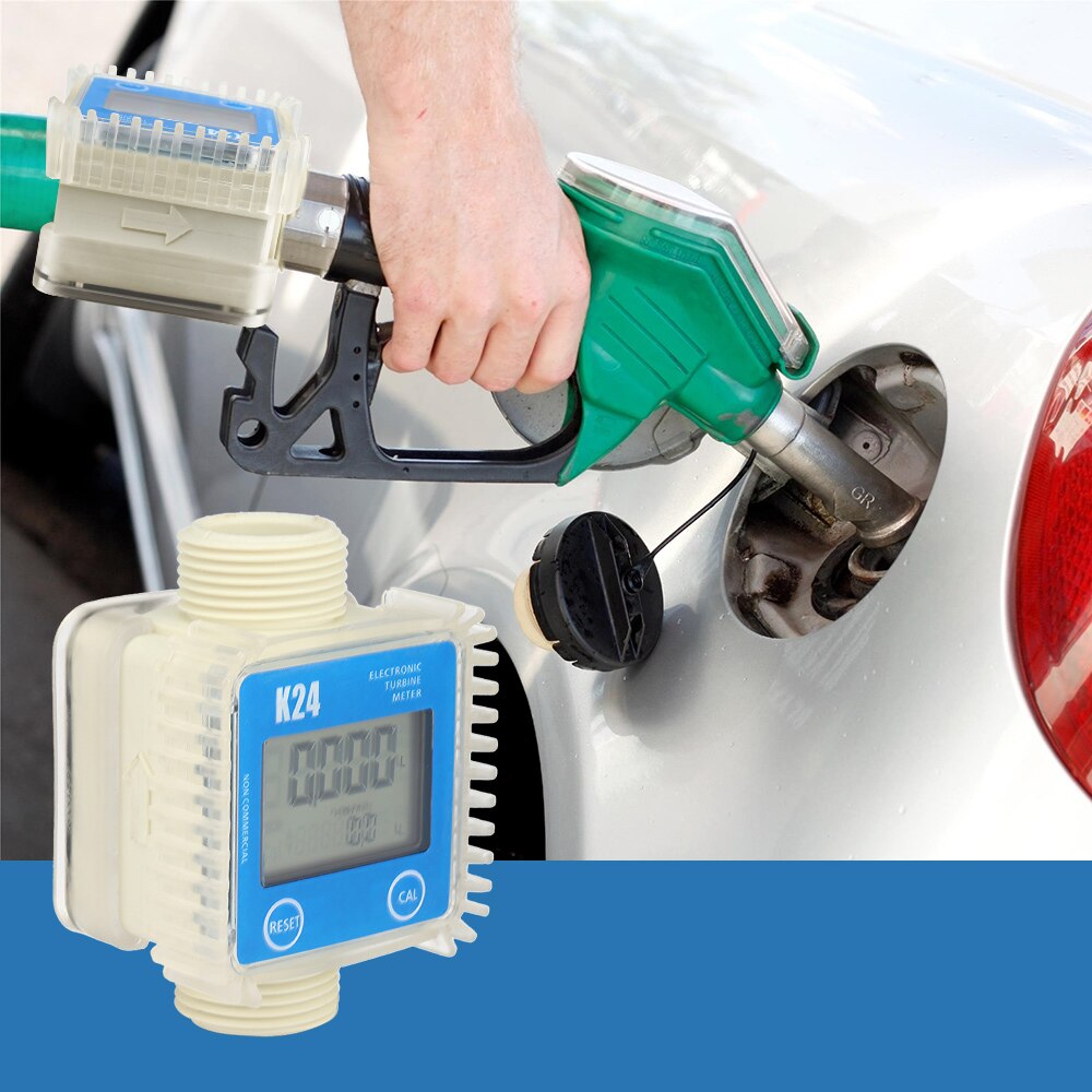 High-Definition Displays Digital Turbine Flow Meter Water Meter Used To Measure Diesel Gasoline Flowmeter