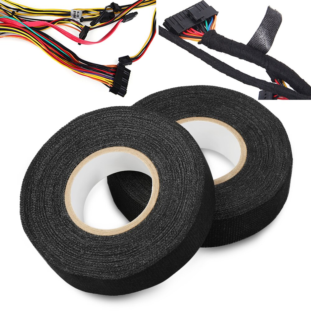 Car Cable Harness Wiring Adhesive Cloth Fabric Tape for volvo xc90 xc60 S60 S80 S40 V40 V50 V70 v90 for Ford focus fiesta