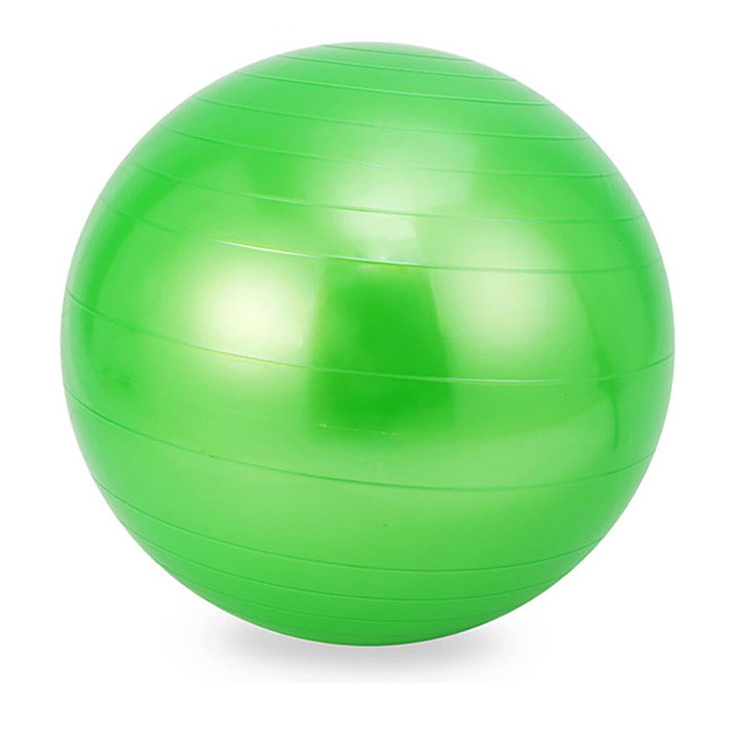 65 cm sport fitness yoga bold pvc glat anti-eksplosion motion gym yoga bold fitness graviditet fødsel anti burst kerne bold: Grøn