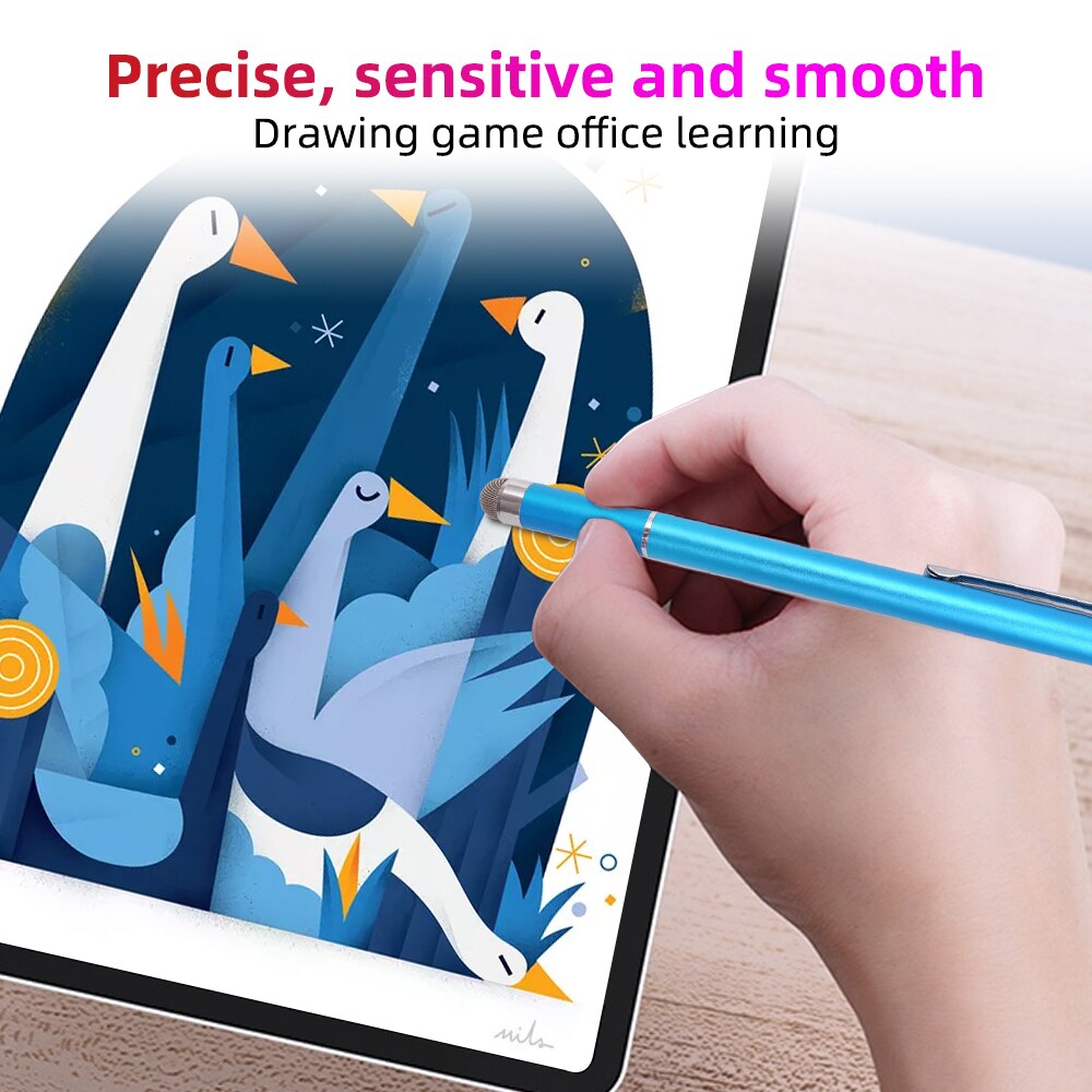 2in1 Stylus Pen For Phone Tablet Touch Pen Capacity Screen Pen For Samsung Xiaomi Laptop Surface Pen Smartphone Draw Pen Pencil