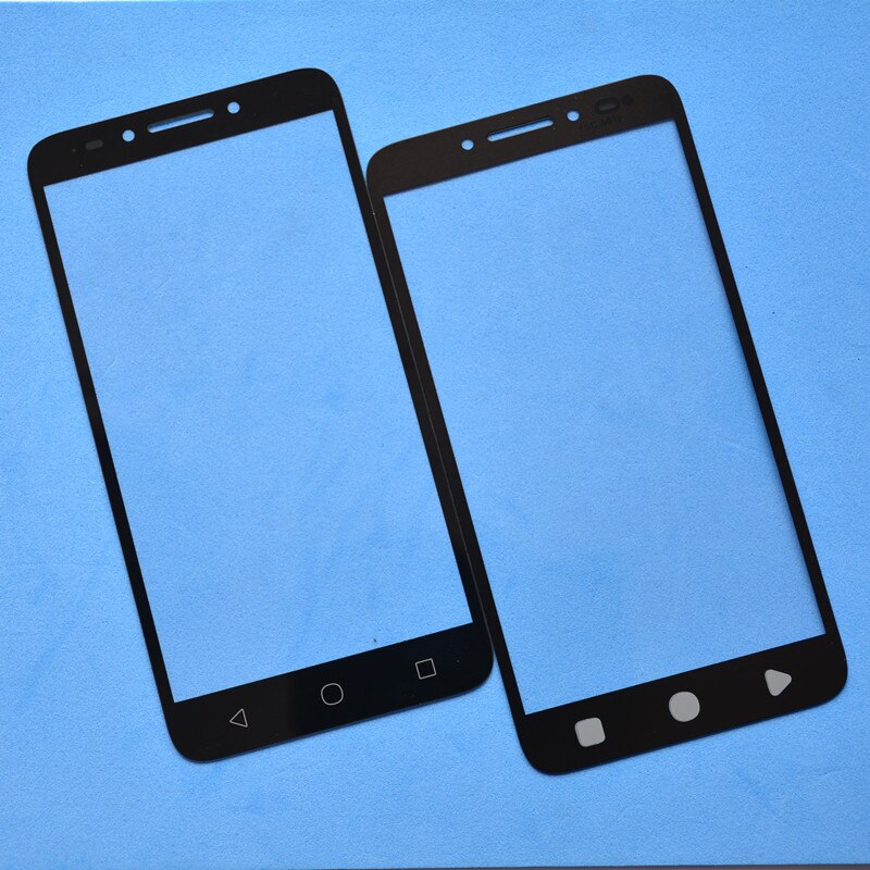 Pantalla exterior delantera reemplazo de lentes de vidrio de la pantalla táctil para Alcatel Pixi 4 5,5, 5012, 5012G 5012F