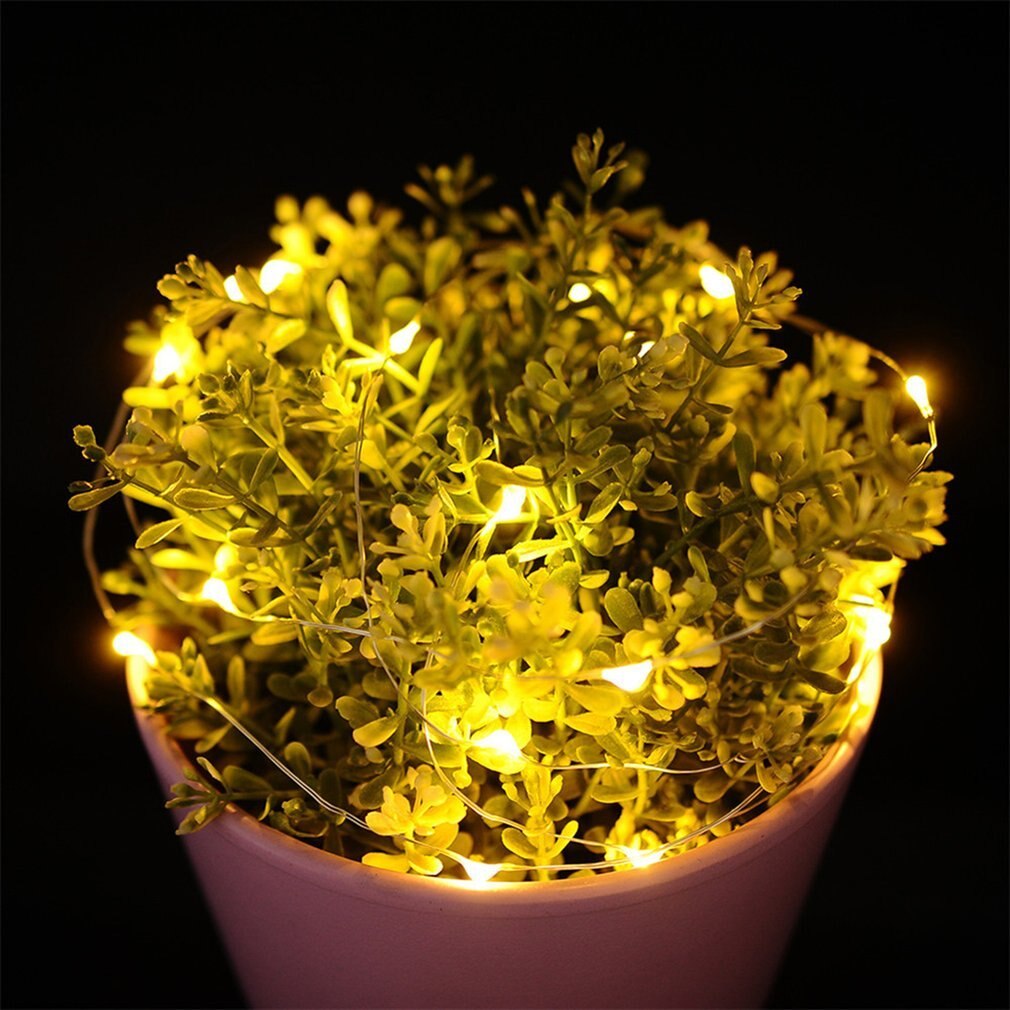 Battery Operated 3 Meters String Light with 30 LEDs Christmas Wedding Party Decor LED Copper Wire Light String
