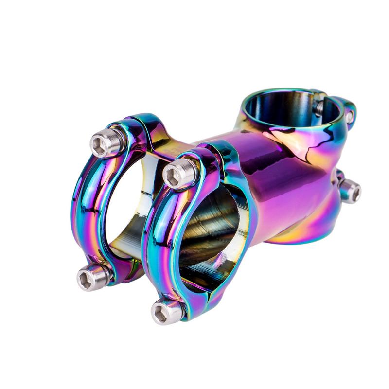 Rainbow Colorful MTB Stem Road Bike Stem 7/17 Degree 60/70/80/90mm *31.8mm Bicycle Handlebar Stem Mtb Power Bike Accessories