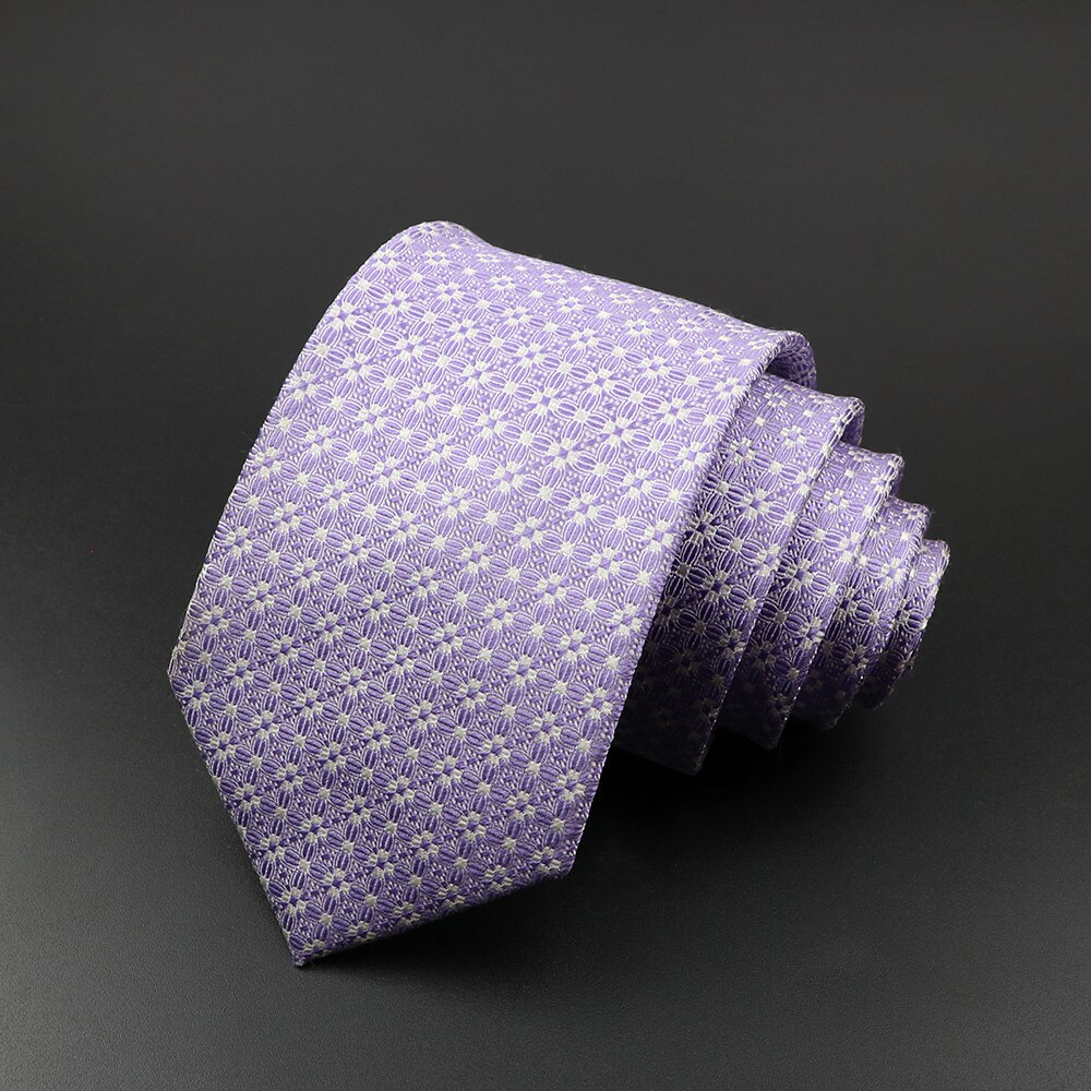 Cravates classiques à rayures tissées Jacquard pour hommes, 100% soie, pour costume de mariage d'affaires, accessoires: 15