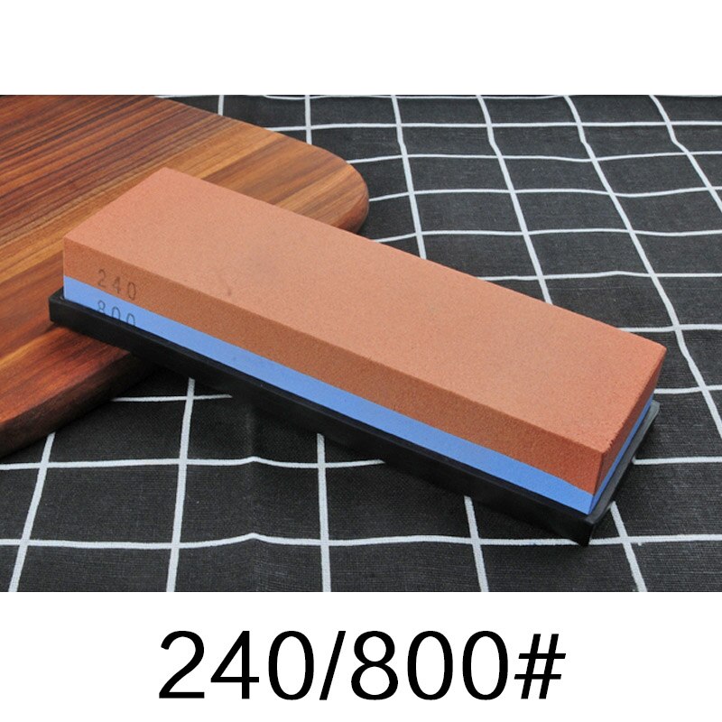 2-IN-1 240 600 1000 3000 grit Knife Sharpener Whetstone Sharpening Stones grinding stone water stone kitchen Tool: 240 800 grit
