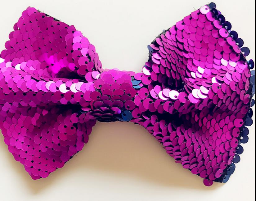 Schattige babymeisjes glitter pailletten strik haarspeld strik haarspeld hoofddeksel: 3