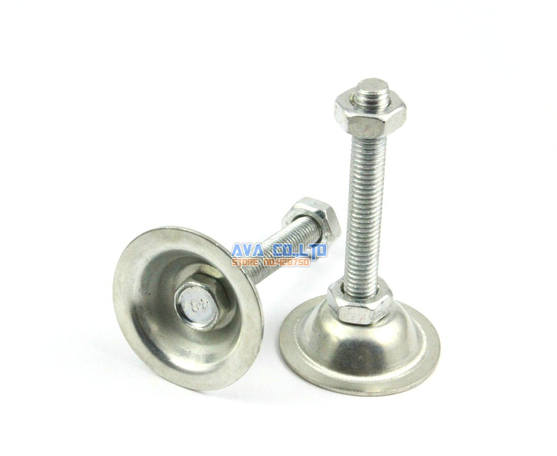 4 stuks 38mm basis  m8*60mm verstelbare draaibankpoot scharnierende stelvoeten