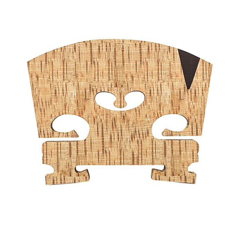Violin Bridge 4/4: Finer Grade Solid Maple Violin Bridge, Pre-Cut &amp; Pre-Fitted to Fit Most 4/4 Violins: Default Title