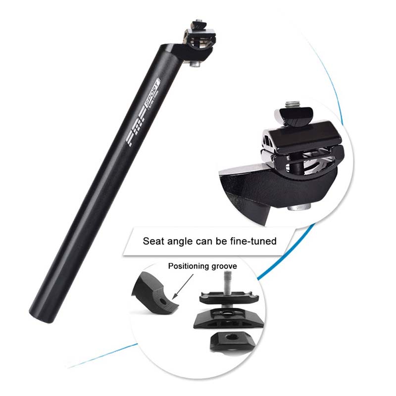 Metal Bicycle Seatpost for Road Mountain Bike Seat Post Aluminum Seat Tube 27.2 / 18.6 / 30.4mm * 350mm Bicycle Parts Accessory