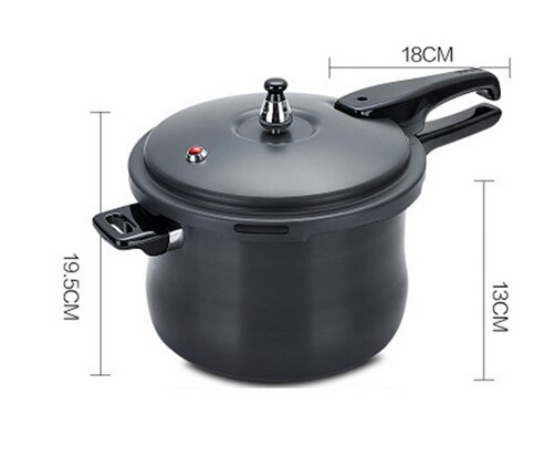 Pressure Cooker Explosion-proof Gas Cooker Soup Pot Cooking Pot Rice Cooker Casserole Stewpan Non-stick Pan Kitchen Cookware: 3L