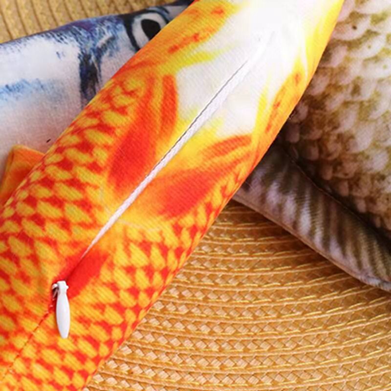 Cat Toy Fish Shape Bite Resistant Catnip Cat Toy Pet Chew Toys Pet Interaction Supplies Cat Favors1pc